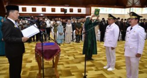 Pj Gubernur Lantik Pj Bupati Aceh Tengah dan Aceh Tamiang