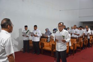 Awali 2023, PT BNA Membaca dan Menandatangani Pakta Integritas