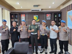 Kabidpropam Polda Aceh Silaturahmi ke Pomdam IM, POM AU, dan Danlanud SIM, Ini Tujuannya