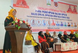 Cut Intan Arifah Sampaikan Visi-Misi di Hadapan Perwakilan Organisasi Perempuan Aceh