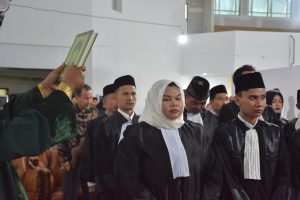 Diawali Shalawat Badar, 27 Advokat Diambil Sumpah, KPT BNA: Jangan Main-Main Dengan Sumpah Ini