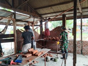 Pembangunan RTLH Program TMMD Ke-117 Kodim 0108 Agara Sudah Mencapai 25 Persen
