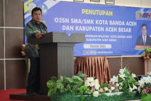O2SN SMA dan SMK di Kota Banda Aceh dan Aceh Besar Ditutup, Ini Pesan Kacabdin