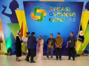 Aceh Besar Stand Terbaik Paling Inovatif di AOE Nasional 2023