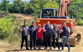 Subdit Tipidter Polda Aceh Amankan Pelaku Illegal Mining di Pidie