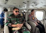 Kapolri – Panglima TNI Patroli Udara Cek Kesiapan Mudik di Pelabuhan Gilimanuk