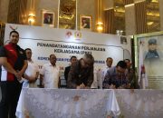 Pj Gubernur Aceh Lakukan Penandatanganan PKS Penyelanggaraan PON XXI di Kemenpora