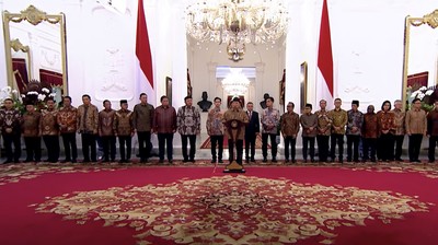 prabowo subianto mengumumkan susunan kabinet 1 169
