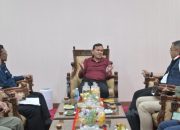 Wagub Aceh Bahas Penanganan Bencana dan Pembangunan Huntara Bersama Wakil Kepala Badan Pengaturan BUMN