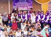 Peringati Hari Posyandu Nasional di Langkahan, Ketum Posyandu Sosialisasi 6 SPM