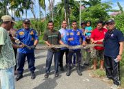 Ular Piton 4 Meter Ditemukan di Bawah Lantai Beton di Aceh Besar, Petugas Lakukan Evakuasi