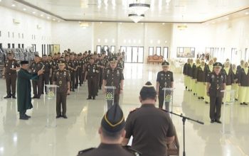 Kajati Aceh Resmi Lantik Aspidum Baru dan Tiga Kajari, Ini Daftar Namanya
