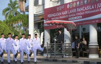Sekda Aceh Pimpin Upacara Hari Lahir Pancasila, Tegaskan Pancasila Fondasi Perdamaian Dunia