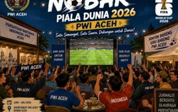 PWI Aceh ‘Sulap’ Basement Kantor Jadi Arena Nobar Piala Dunia 2026