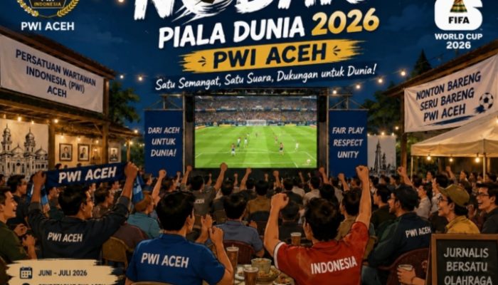 PWI Aceh ‘Sulap’ Basement Kantor Jadi Arena Nobar Piala Dunia 2026