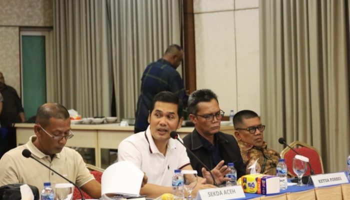 Intens Bahas Revisi UUPA, Pemerintah Aceh Berterimakasih pada Forbes dan DPR Aceh