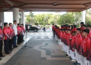 Sekda Aceh Lepas Kontingen TSA ke Sumut National Taekwondo Championship 2026