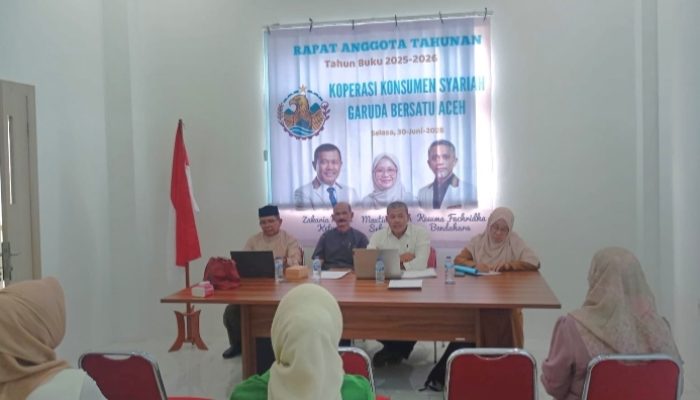 Belum Genap Setahun Berdiri, Koperasi Syariah Garuda Bersatu Aceh Sukses Gelar RAT Perdana