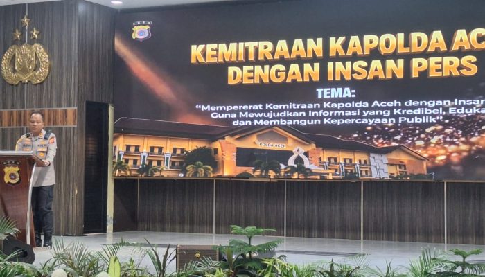 Kapolda Aceh Perkuat Sinergi dengan Insan Pers, Bangun Kepercayaan Publik dan Tangkal Hoaks