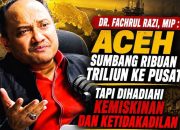 Fachrul Razi: Aceh Sumbang Rp5.216 Triliun ke Negara, Hanya Terima Rp98 Triliun Dana Otsus