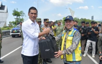 Sekda Aceh Hadiri Peresmian Bendungan Rukoh oleh Presiden Prabowo