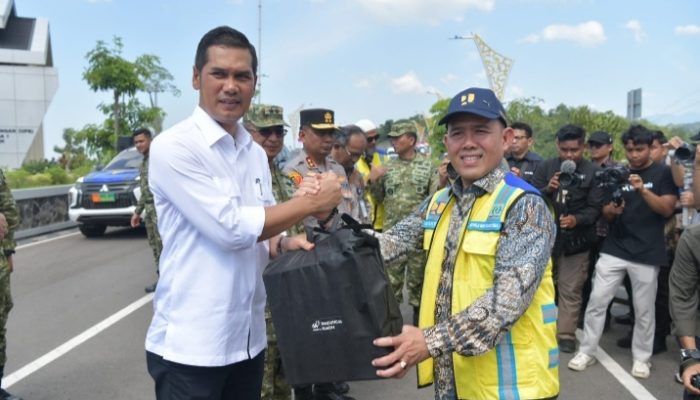 Sekda Aceh Hadiri Peresmian Bendungan Rukoh oleh Presiden Prabowo