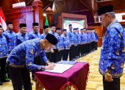 Sekda Aceh Muhammad Nasir Dilantik Sebagai Ketua KORPRI Aceh