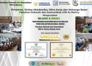 Luar Biasa! Prodi BKI dan Kesos FDK UIN Ar-Raniry Resmi Sandang Akreditasi Unggul