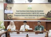 Gelar Rakor Budaya, Pemerintah Aceh Ajak Masyarakat Tingkatkan Penggunaan Bahasa dan Aksara Aceh