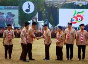 Sekda Aceh Terima Lencana Melati, Penghargaan Tertinggi Gerakan Pramuka