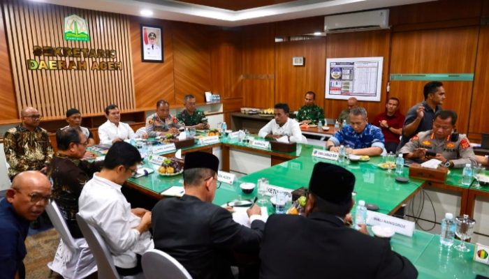 Rapat Forkompimda Aceh Bahas Dinamika Kerusuhan pada Hari Damai Aceh