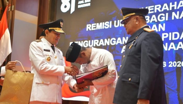 l4.833 Narapidana dan Anak Binaan di Aceh Terima Remisi HUT ke-81 Kemerdekaan RI‎