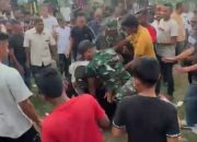 Ricuh Berimbas Pemukulan Wartawan oleh Oknum TNI di Lapangan Bumigas Aceh Utara