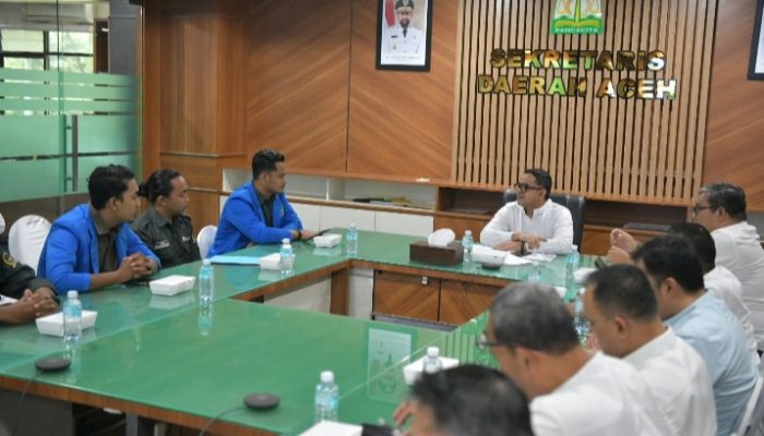 Plt Sekda Aceh ‎Terima Audiensi Senat Mahasiswa UIN Ar-Raniry, Ini yang Dibahas‎
