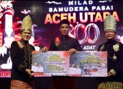Wagub Aceh Dek Fadh Serahkan Bantuan Rp. 6,78 Miliar untuk Aceh Utara