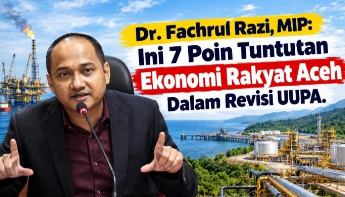 Dr. Fachrul Razi, MIP: Ini 7 Poin Tuntutan Rakyat Aceh Dalam Revisi UUPA