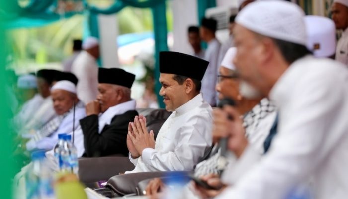Hadiri Maulid dan Muzakarah Ulama Aceh ke-15 di Aceh Timur, Dek Fadh Soroti Prestasi Kafilah Aceh di MTQ Nasional