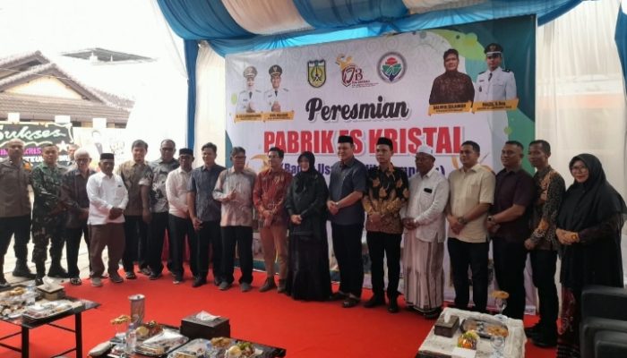 BUMG Jaya Bersama Lamteumen Timur Resmikan Pabrik Es Kristal Higienis, Dorong Ekonomi Gampong