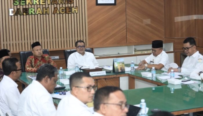 Plt. Sekda Aceh Ikuti Rapat Persiapan Pelaksanaan PORA XV Aceh Jaya