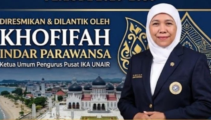 Khofifah Indar Parawansa Akan Lantik Pengurus IKA UNAIR Aceh Periode 2026–2030