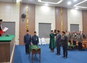Perkuat Kinerja Kepaniteraan, Ketua PT Banda Aceh Lantik Dua Panitera Pengganti